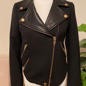 Black Zara Moto Jacket